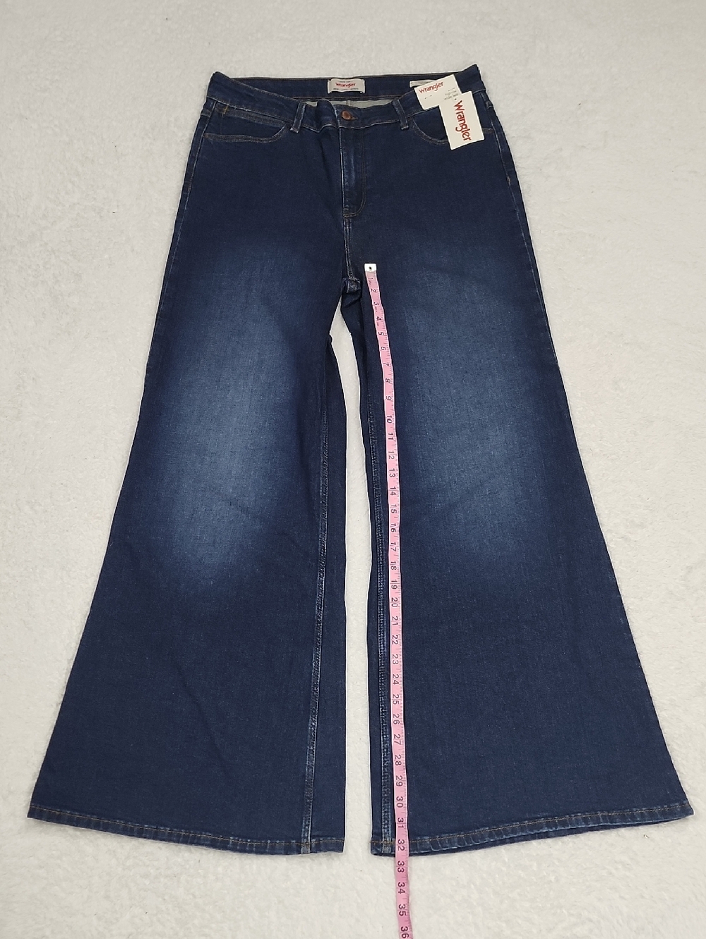 Wrangler Wide Leg Flare Jeans In Paisley New With Tags - Picture 8 of 13